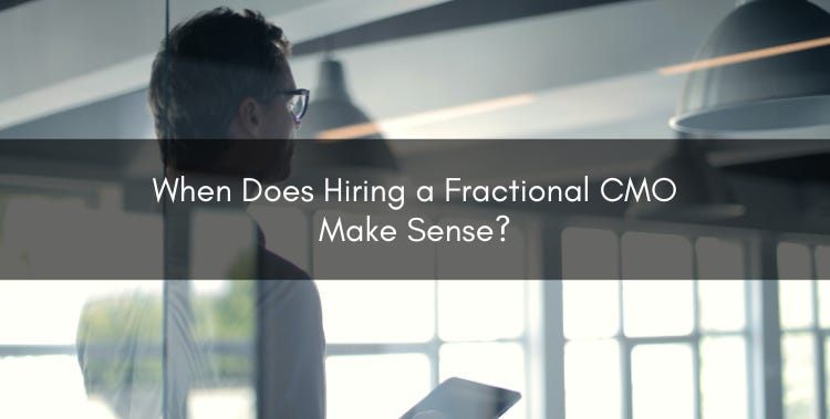 Hire a Fractional CMO